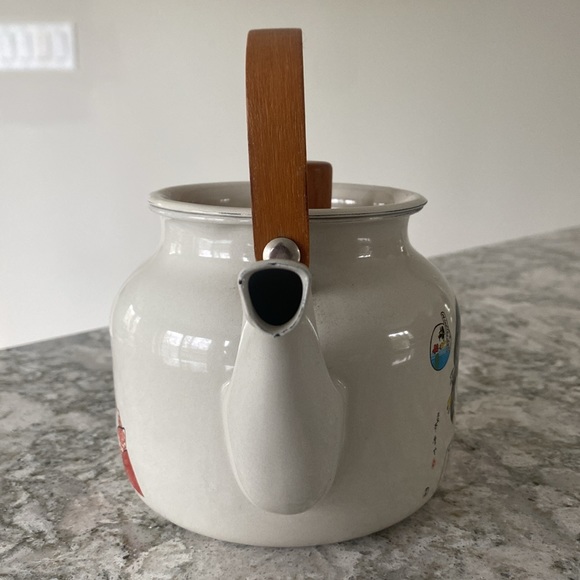 Gailstein vintage Asian teapot with wood handle - Picture 2 of 5